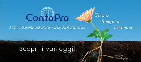 Conto Pro - Scopri i vantaggi!