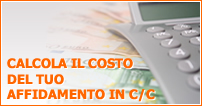 Calcola il costo del tuo affidamento in C/C